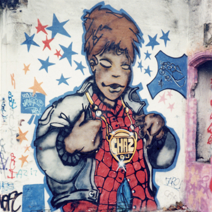 DJ Chaz Graffiti Character
