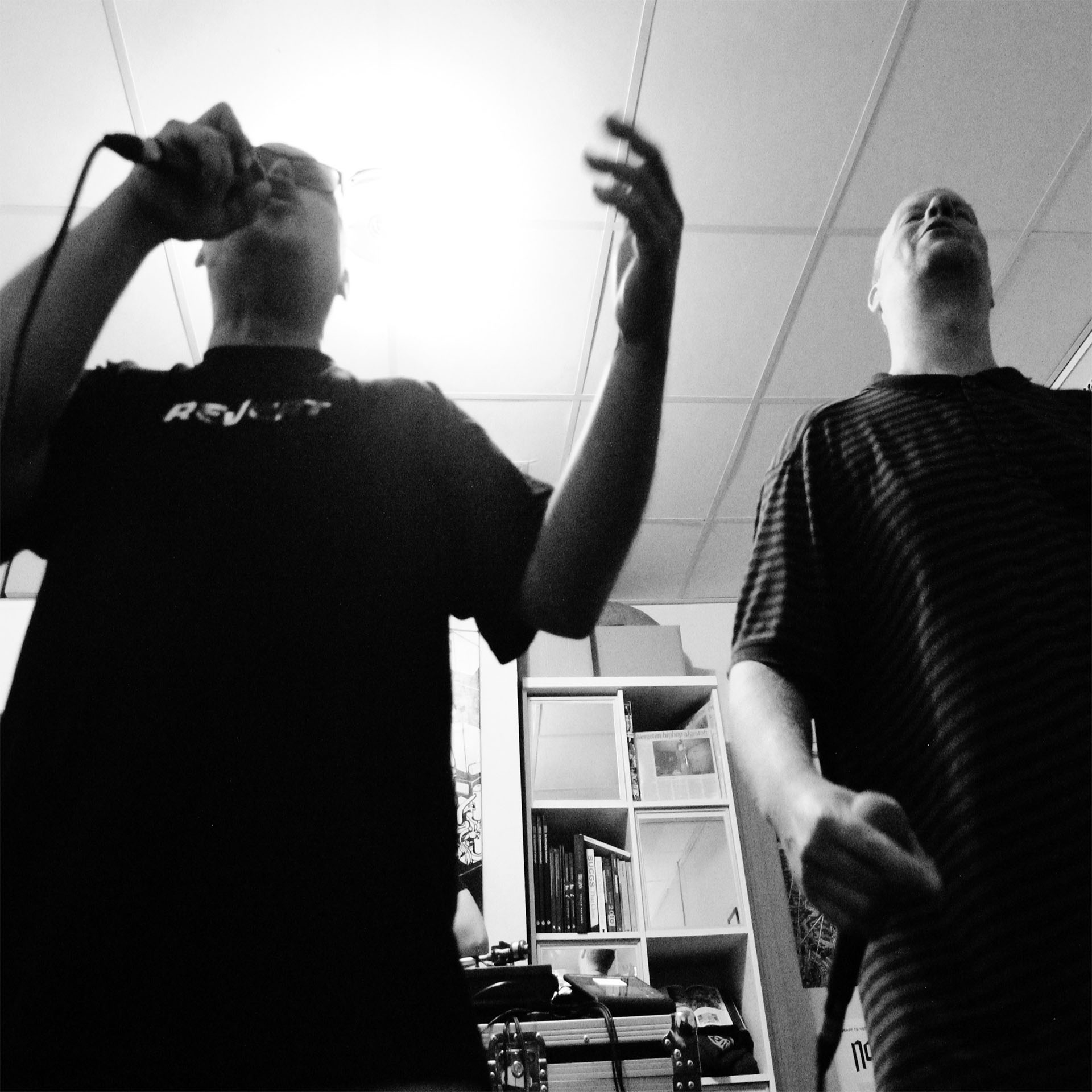 MC SER and G-Force at releaseparty